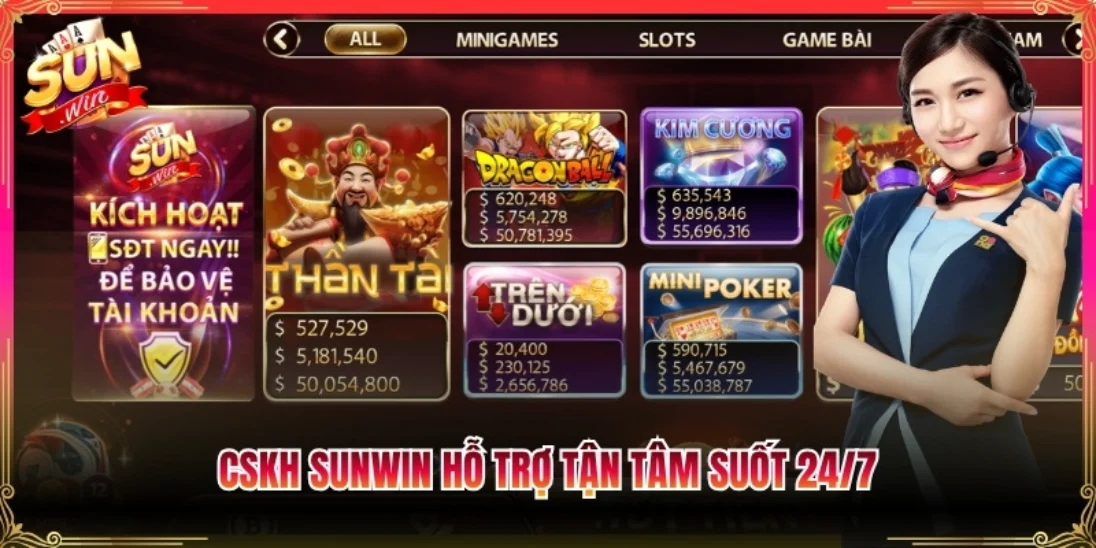 CSKH Sunwin hỗ trợ tận tâm suốt 24/7